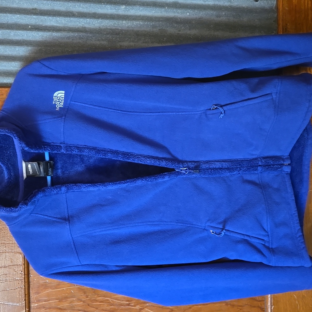 The North Face PURPLE Heavy Fleace zip-up